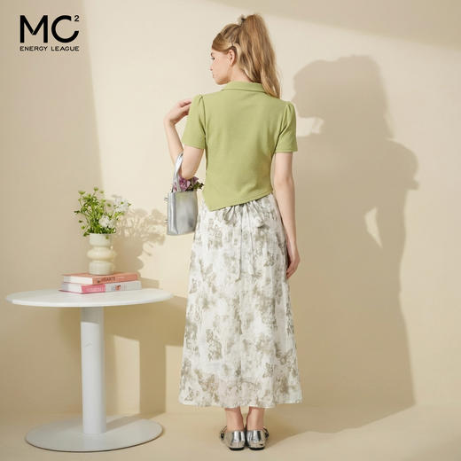 女装国风碎花二件套装-6136S4221136 商品图3