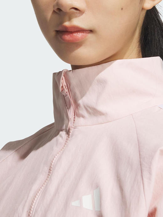 Adidas阿迪达斯女士梭织蝴蝶结立领外套 KB0086 商品图4