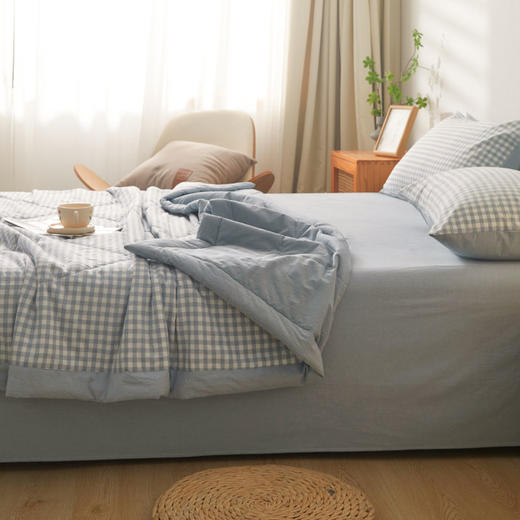 【品牌直发】加倍生活 A类新疆棉花夏被四件套-无印风系列 10色可选 商品图3