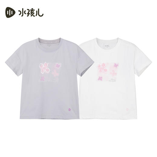 水孩儿童装速干短袖T恤女童2026夏季新品凉感透气圆领衫大童上衣 商品图0