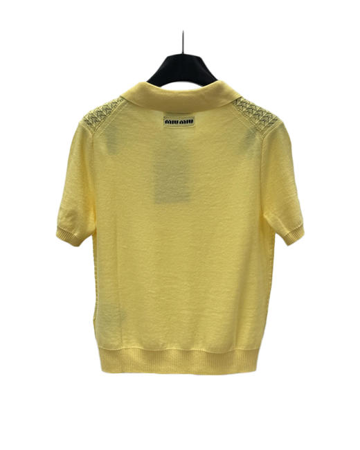 女款羊毛短袖polo针织衫ji017 商品图1