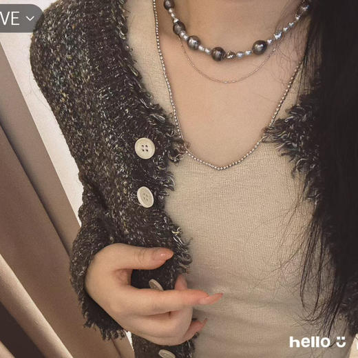 keshi大溪地+akoya真多麻色+大溪地巴洛克 三重奏交响乐 是冷光 chill style 商品图1