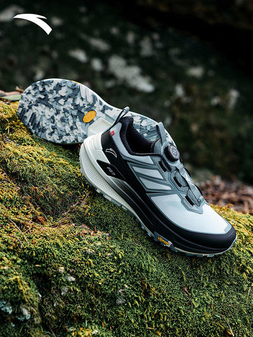 安踏天都VIBRAM大底户外登山运动鞋男正品黑色跑步鞋男112615599 商品图2