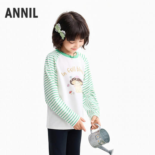 【实体店同款】女童长袖针织衫春季新款安奈儿童装AG611096 商品图1