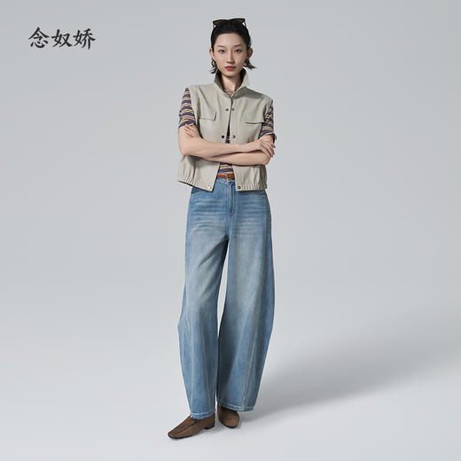 【商场同款】CNT6344 “ 气球裤 ” 小廓形更有范儿 廓形牛仔裤 商品图4