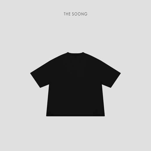 THESOONG|"自在感官"100%进口澳洲棉绒透气松弛感圆领T恤上衣HWTX8771 商品图4