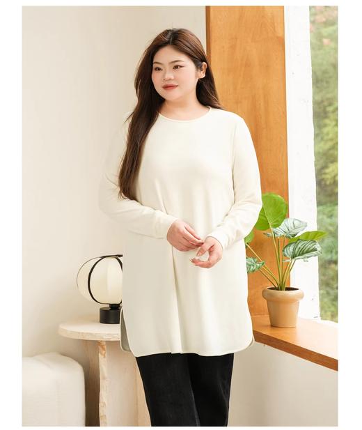 【群内福利】【纯色打底衫】中长T恤，有弹力，超柔软、超舒服！ 商品图5