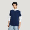 Adidas阿迪达斯男子3-STRIPES T-SHIRT 纯棉运动短袖T恤HZ9634 商品缩略图0