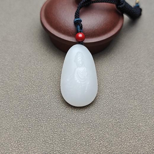 新疆和田玉且末料羊脂玉小观音 228-3 商品图9