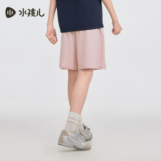 水孩儿童装速干短裤女童2026夏季新款高弹力阔腿裤大童透气薄裤子 商品图4