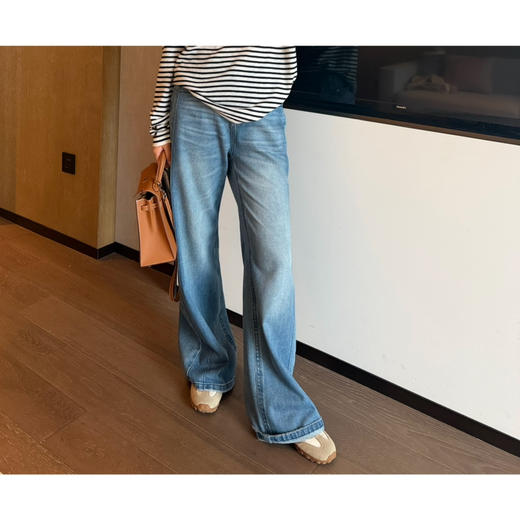 2603103    “超模裤” 土耳其牛仔 直筒 夏日浅蓝 商品图2