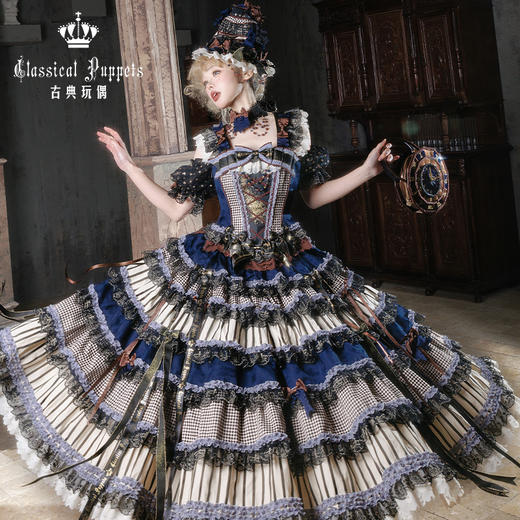 【全款预售】安东尼蛋糕 分体 蒸朋/天文钟 古典玩偶 Lolita 商品图10