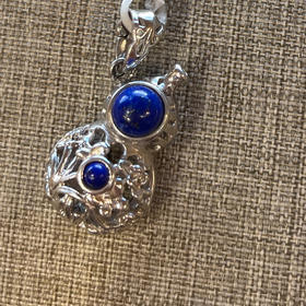 260元/个青金石四银葫芦吊坠