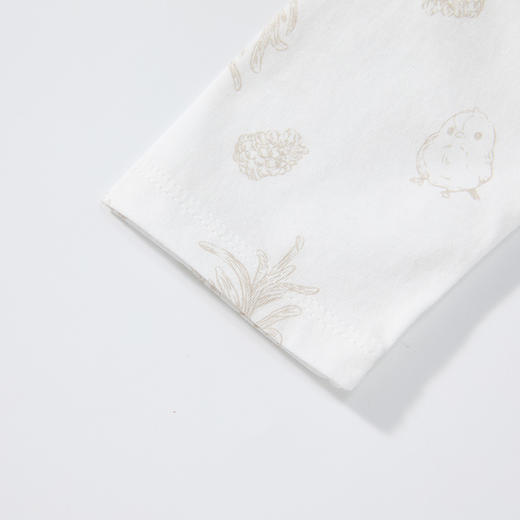 怡比自然童话长袖开襟哈衣HY26SUN021白咖色调59#-80# 商品图10