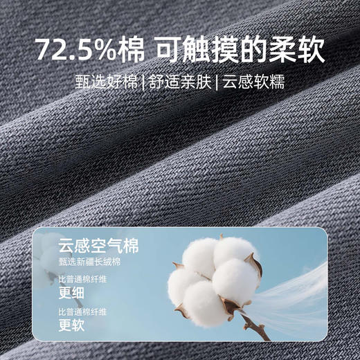 【棉混纺】德鲨灰色直筒牛仔裤男青年2026春夏新品弹力休闲裤长裤 商品图3