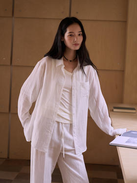 格桑米Gesamy天丝亚麻衬衫