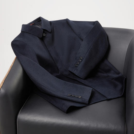 【含羊毛 含羊绒】柒牌26秋冬新品经典翻领保暖高端百搭休闲大衣 131D70020 商品图2