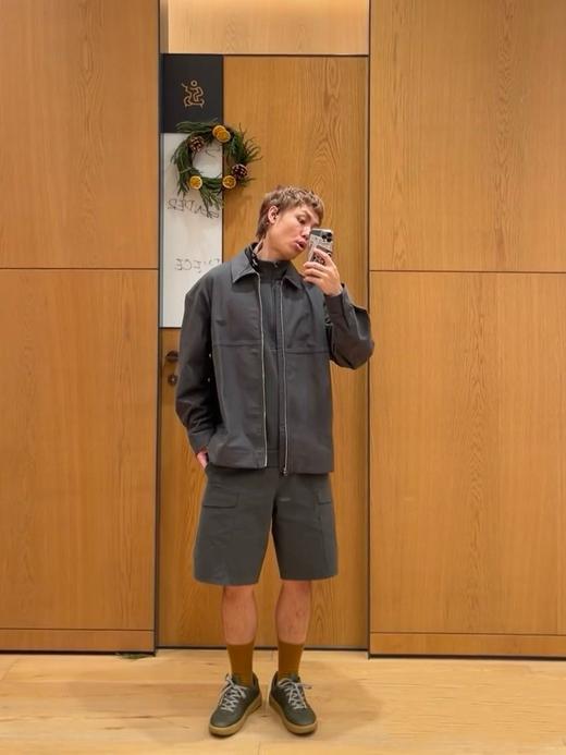 lu*同款Utlitech 男士斜纹拉链翻领夹克 商品图7