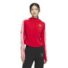 Adidas阿迪达斯半拉链连帽卫衣女装红色本命年内搭修身显瘦上衣套头衫 KG3457 商品缩略图0