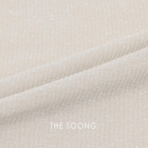 THESOONG|‘粼粼衫’匠心密缝12针银丝混纺弹力圆领长袖打底衫8706 商品图2