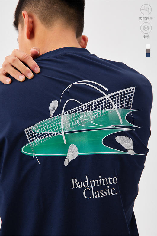 CryingCenter 羽毛场3C速干凉感运动短袖TEE 哭喊中心 商品图5