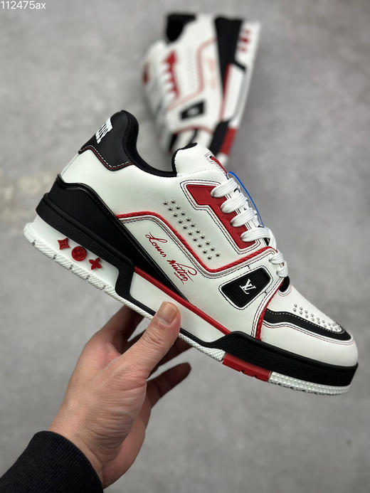 春季特惠💰720 LV 纯原版本 # 驴家 Trainer 低帮休闲板鞋 商品图3