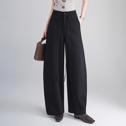 MYX高腰阔腿弯刀裤2026年春夏新款宽松显瘦休闲长裤洋气修身镰刀裤女 商品图1