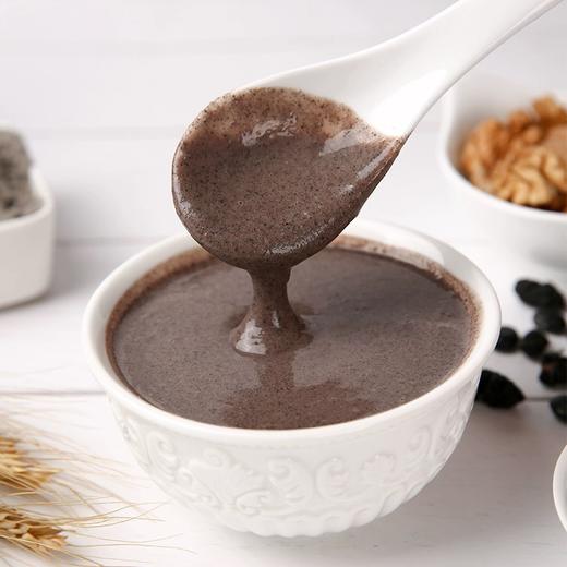 【以黑养黑❗️黑芝麻核桃桑葚粉】1分钟搞定代餐，每日黑营养，活力不掉线，黑芝麻糊500g即食懒人早餐免煮速溶方便食品养胃QQ 商品图0
