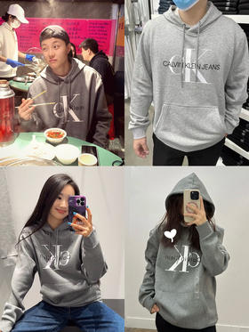 33-2 圆正限量 ck 情侣款连帽卫衣