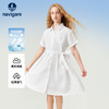 【120-165】【天丝亚麻】【纳维凯尔】女童夏季天丝衬衣连衣裙 商品缩略图1