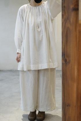 KHADI&CO 棉质平纹圆领衬衫