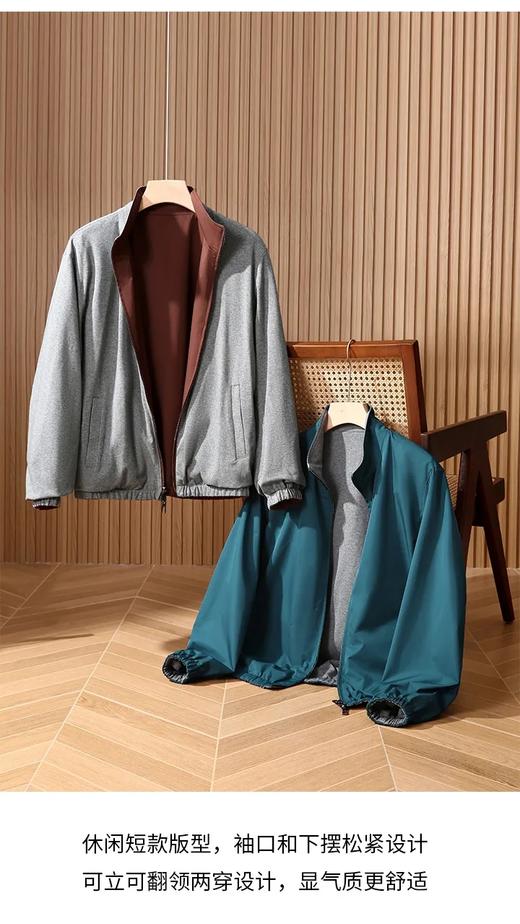 【热销福利款】明星达人同款私服  男款  轻装老钱双面夹克… 商品图3