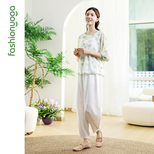 2026春夏F15375优雅竹韵纹外搭 商品图3