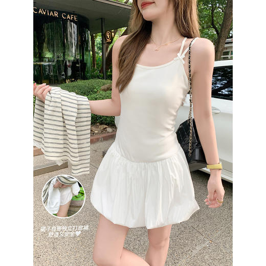 <曾小咸推荐>4.14现货秒杀 ！微信超特价！韩系露肩条纹罩衫 日常169.99 立减90 秒杀79.99！！蝴蝶结双肩带吊带裙 日常149.99 立减90 秒杀59.99！！ 商品图2