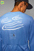 CryingCenter 3C河流波点水纹3M反光宽松运动速干骑行长袖T恤男女 商品缩略图5