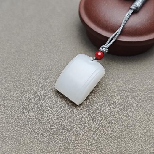 新疆和田玉且末料羊脂玉雅致精美小方牌 228-2 商品图2