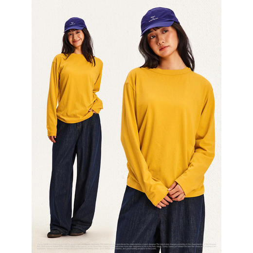 CryingCenter 小船领雪花棉长袖t恤女款 哭喊中心 商品图3