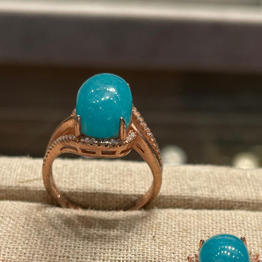 600元/枚天河石戒指 商品图2