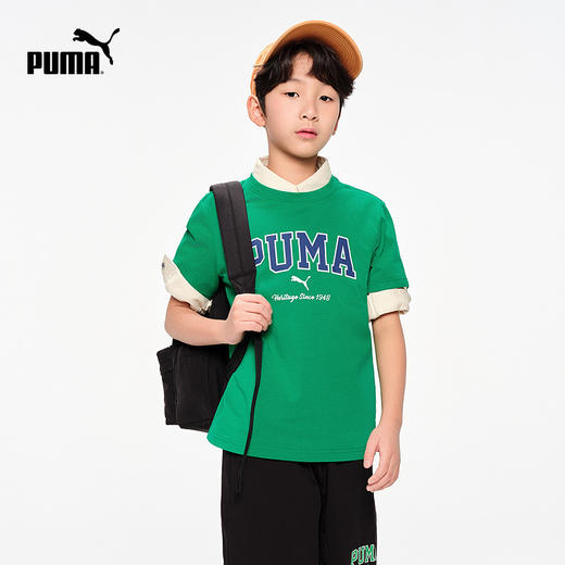 PUMA彪马官方正品 新款儿童夏季短袖T恤弹力舒适时髦 商品图4