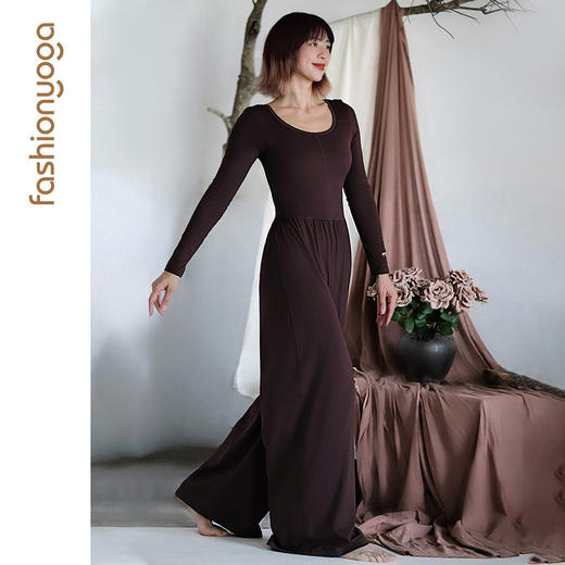 2026春夏FC15959长袖休闲连体阔腿裤 商品图10