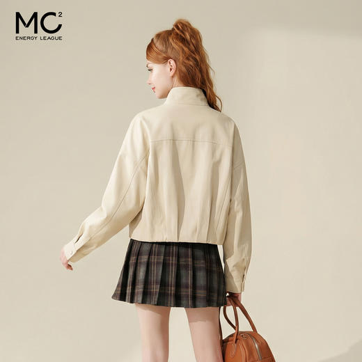 女装立领净色短款外套-92873J6212009 商品图0