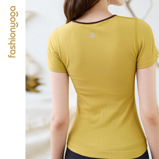 2026春夏F14310贴合杯一体织短袖 商品图9