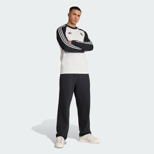 Adidas阿迪达斯JUVENTUS FC T-SHIRT 尤文图斯足球休闲文化修身长袖T恤KB4456 商品图4