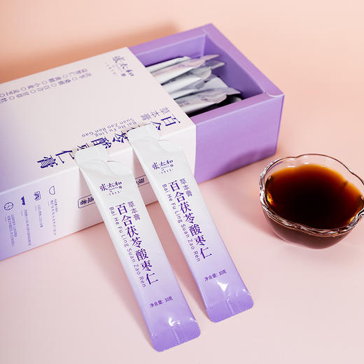 g张太和百合茯苓酸枣仁膏70g/盒*4盒~药食同源，不添加香精和防腐剂，特别使用了低聚异麦芽糖，不给身体增添负担，舒心好睡眠 商品图2