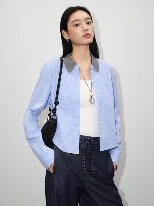 【商场同款】伊芙丽春秋衬衫1G8220941 商品图0