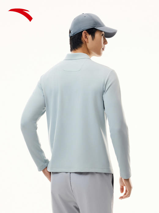 【林孝埈同款】安踏零压T丨半拉链长袖t恤卫衣男士新款152617407-2芦灰色 商品图1