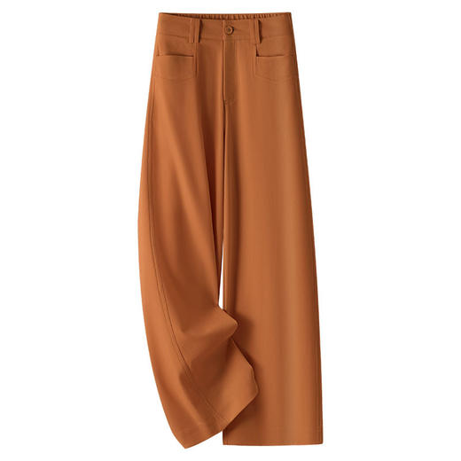 MYX窄版显瘦直筒裤2026年春季新款高腰休闲长裤子百搭修身时尚阔腿裤 商品图4