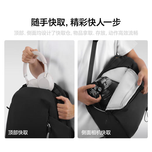 Ulanzi优篮子 YY038城市旅行双肩背包V2户外登山旅行轻便摄影保护包22L大容量相机包 商品图3