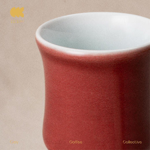 CCCLAY“矿”系列 | 豇豆红  ccc咖啡杯 咖啡品鉴杯 景德镇陶瓷 商品图4