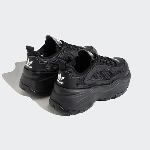 Adidas阿迪达斯三叶草OZGAIA 黑白厚底女子增高运动鞋复古休闲鞋 老爹鞋  JQ4110 商品图5